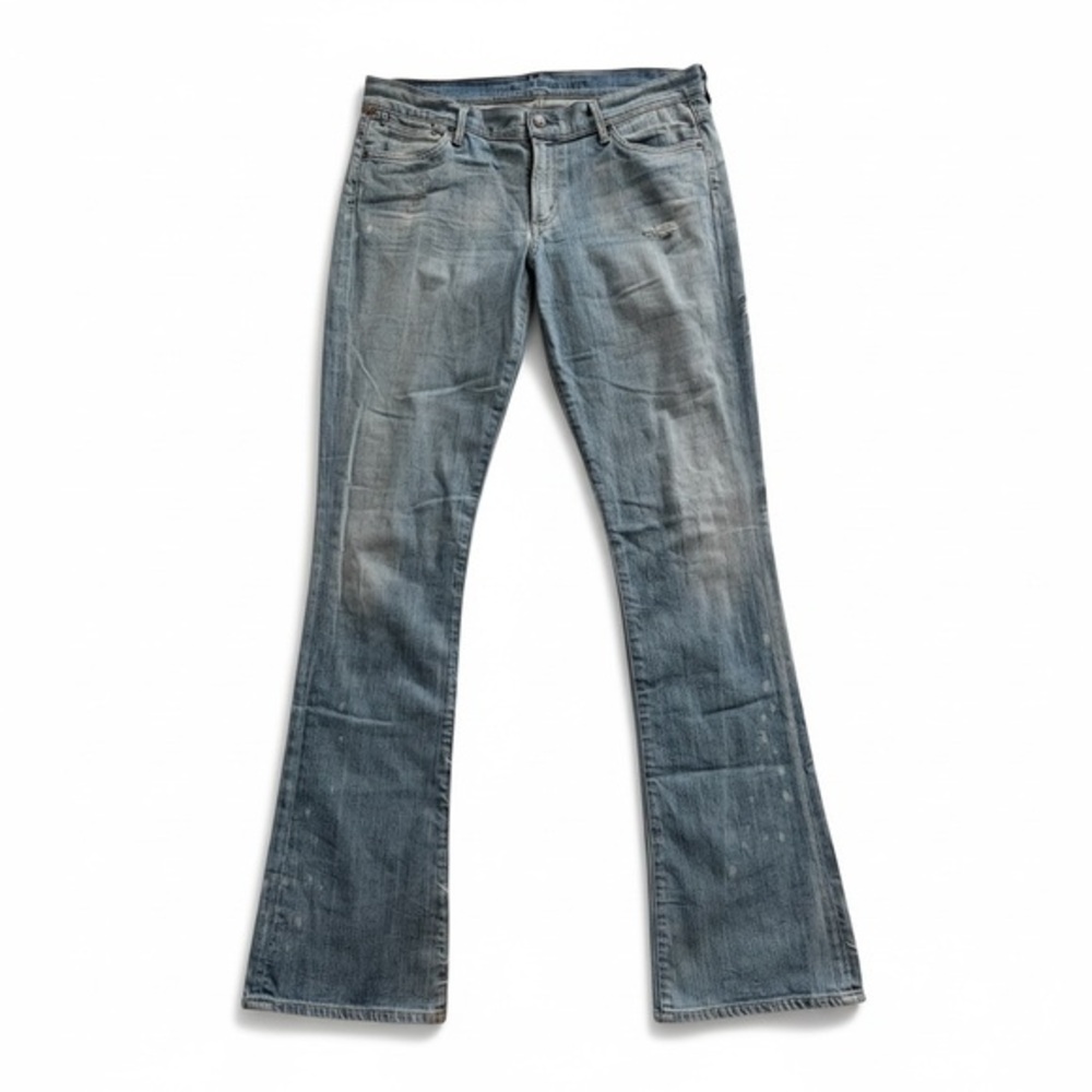 Citizens of Humanity Mid Rise Flare Light Wash Jeans